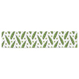 Green Peas Pattern Print Design 03 Table Runner