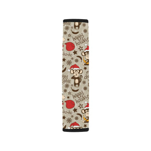 Monkey Christmas Pattern Car Seat Belt Cover