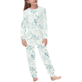 Coral Reef Pattern Print Design 02 Kids' Boys' Girls' All Over Print Pajama Set