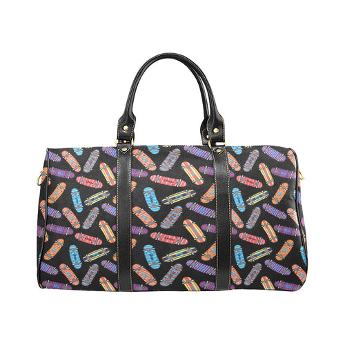 Skate Board Pattern Print Design 04 Travel Bag