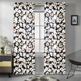 Popcorn Pattern Print Design 02 Gauze Curtain