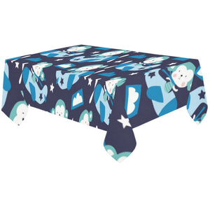 Monkey in Airplane Pattern Tablecloth