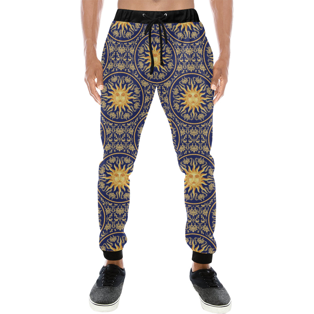 Sun Pattern Unisex Casual Sweatpants