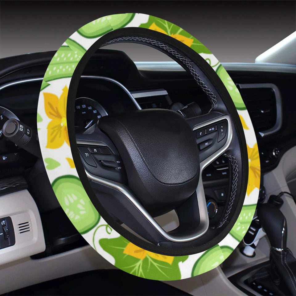Cucumber Pattern Car Steering Wheel Cover