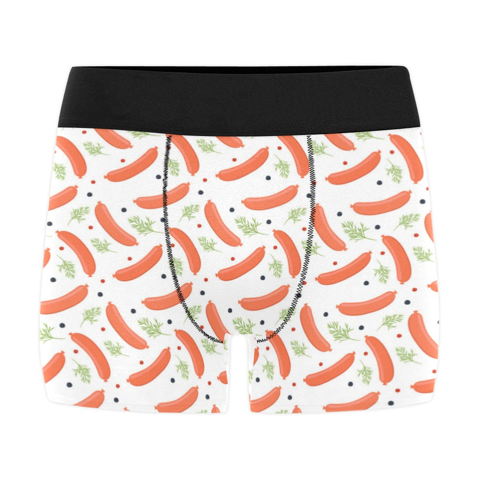 Sausage Pattern Print Design 03 Men's All Over Print Boxer Briefs Men's Underwear