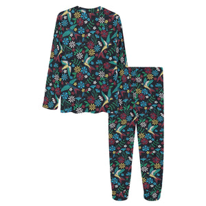 Swallow Pattern Print Design 04 Women's All Over Print Pajama Set