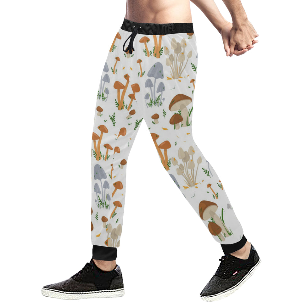 Mushroom Pattern Theme Unisex Casual Sweatpants