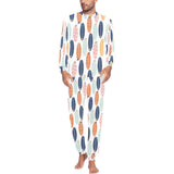 Surfboard Pattern Print Design 04 Men's All Over Print Pajama