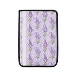 Lavender Pattern Background Car Seat Belt Cover