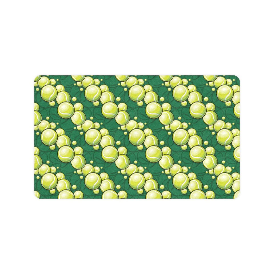 Tennis Pattern Print Design 04 Doormat