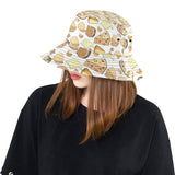 Cheese Pattern Theme Unisex Bucket Hat