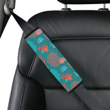 Coral Reef Pattern Print Design 04 Car Seat Belt Cover