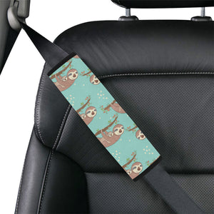 Sloth Mom and baby Pattern Car Seat Belt Cover