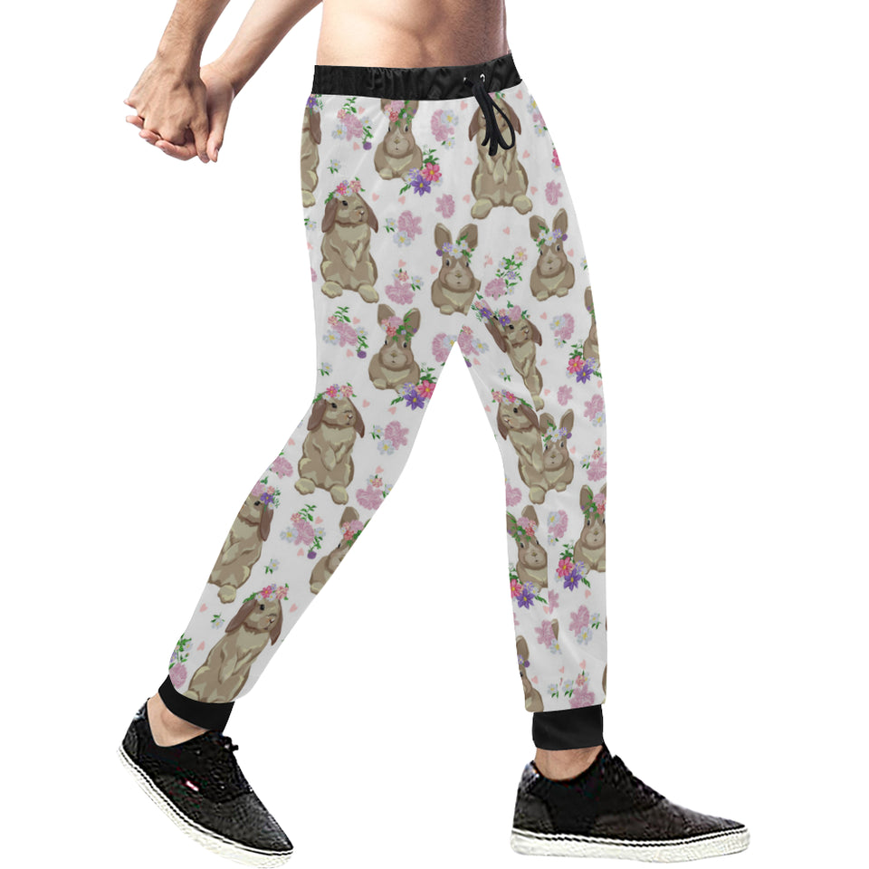 Rabbit Pattern Unisex Casual Sweatpants