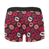 Lips Pattern Print Design 02 Men's All Over Print Boxer Briefs Men's Underwear