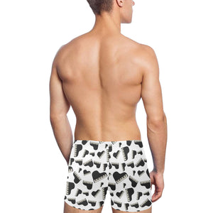 Piano Pattern Print Design 02 Men's Swimming Trunks