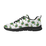 Green Amy Helicopter Pattern Men's Sneakers Black