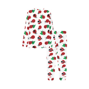 Ladybug Pattern Print Design 01 Kids' Boys' Girls' All Over Print Pajama Set