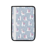 Llama Chirstmas Pattern Car Seat Belt Cover