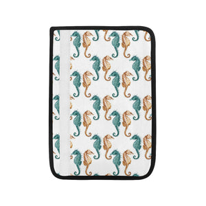 Seahorse Pattern Background Car Seat Belt Cover