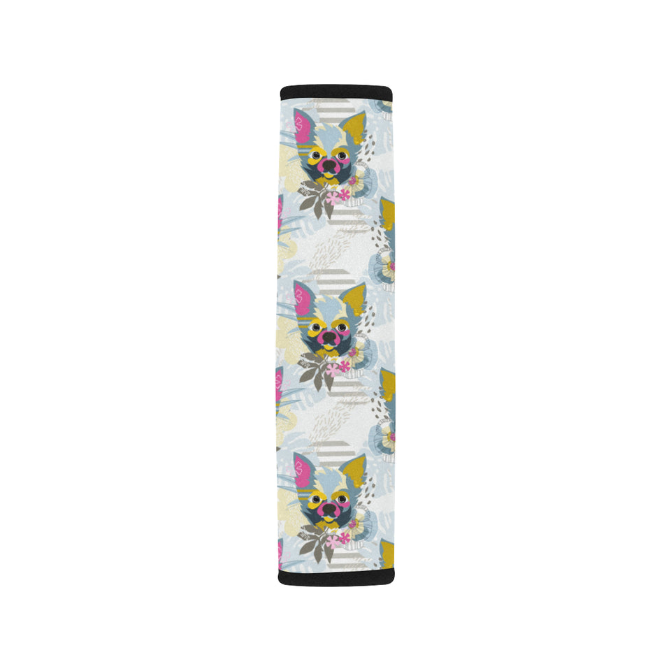 Chihuahua Pattern Car Seat Belt Cover