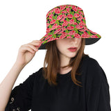 Grapefruit Leaves Pattern Unisex Bucket Hat