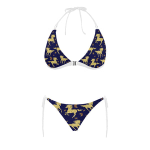 Unicorn Gold Pattern Sexy Bikinis Two-Pieces Swimsuits