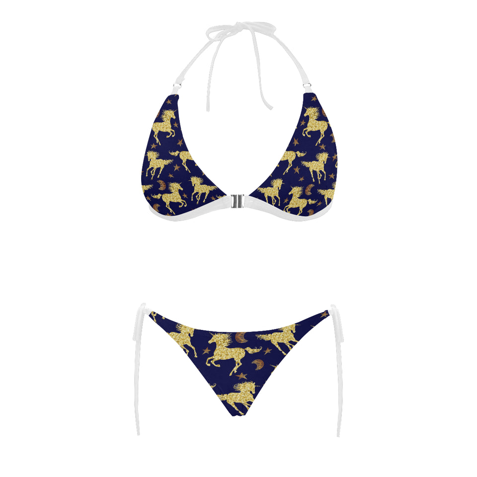 Unicorn Gold Pattern Sexy Bikinis Two-Pieces Swimsuits
