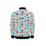 Teddy Bear Pattern Print Design 03 Kids' Boys' Girls' Bomber Jacket