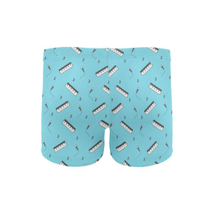 Piano Pattern Print Design 01 Men's Swimming Trunks