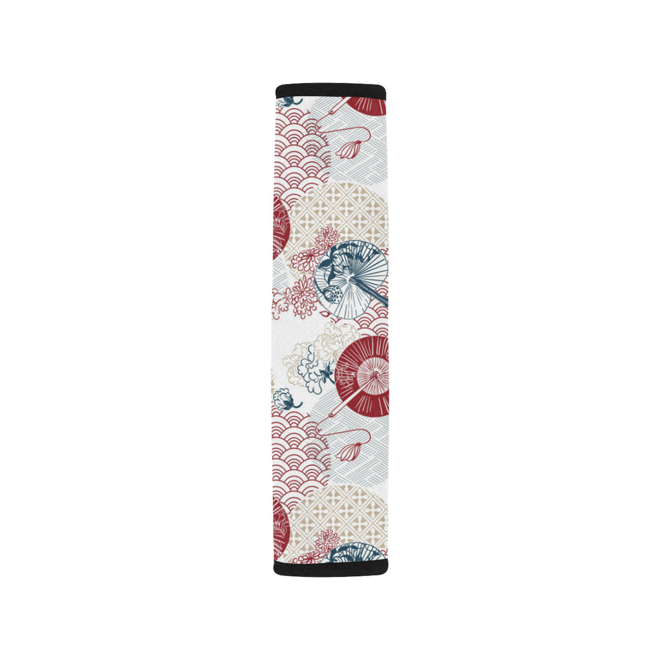 Japanese Fan Pattern Car Seat Belt Cover