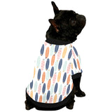 Surfboard Pattern Print Design 04 All Over Print Pet Dog Round Neck Fuzzy Shirt