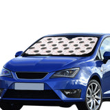 Hedgehog Pattern Print Design 04 Car Sun Shade