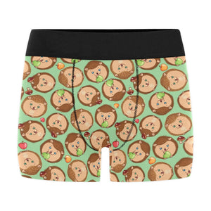 Hedgehog Pattern Print Design 01 Men's All Over Print Boxer Briefs Men's Underwear