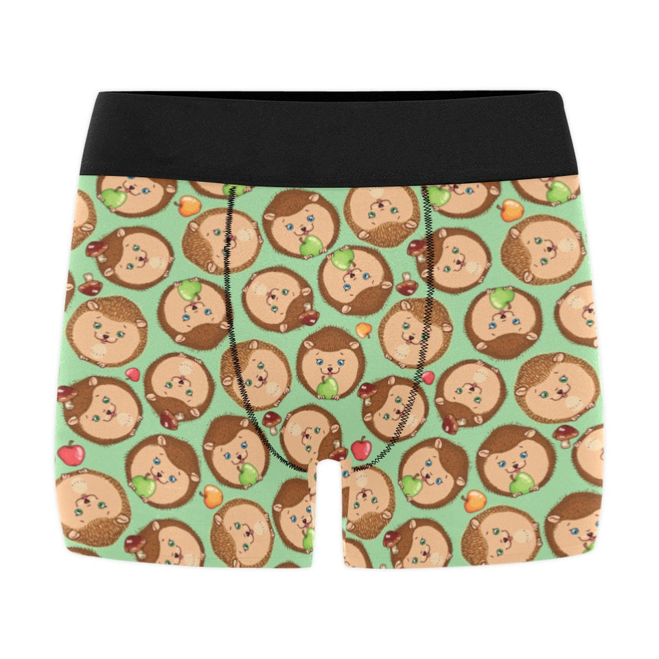 Hedgehog Pattern Print Design 01 Men's All Over Print Boxer Briefs Men's Underwear