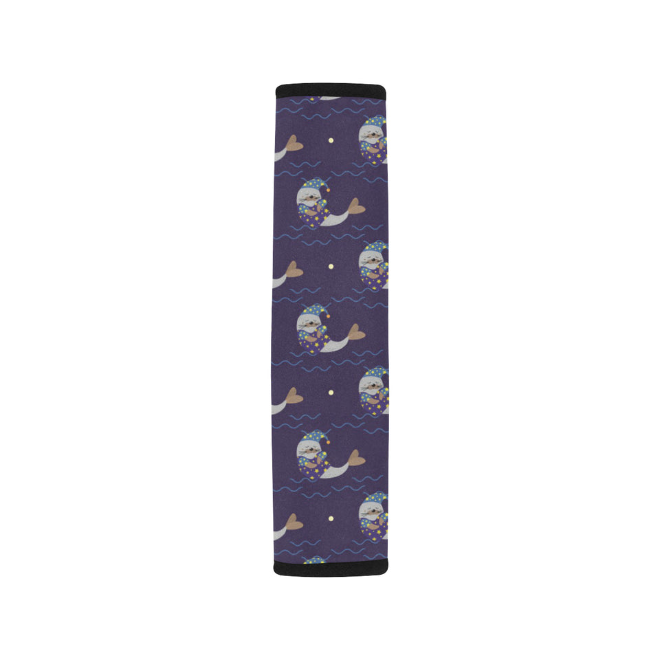 Sleeping Sea Lion Pattern Car Seat Belt Cover