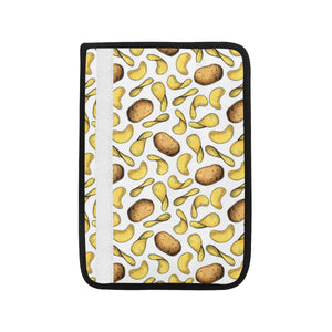 Potato Chips Pattern Print Design 01 Car Seat Belt Cover