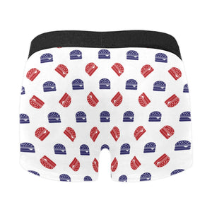 Hamburger Pattern Print Design 04 Men's All Over Print Boxer Briefs Men's Underwear