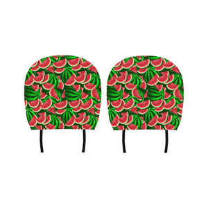 Watermelon Pattern Theme Car Headrest Cover