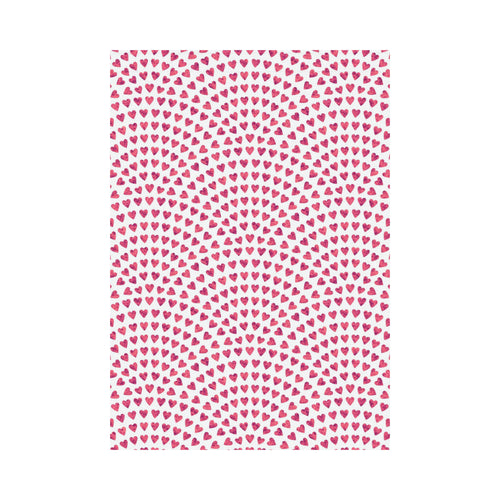 Heart Wave Pattern House Flag Garden Flag