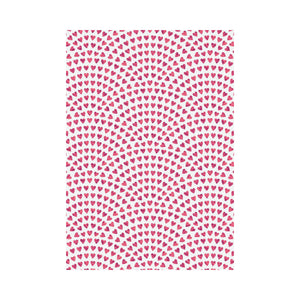 Heart Wave Pattern House Flag Garden Flag
