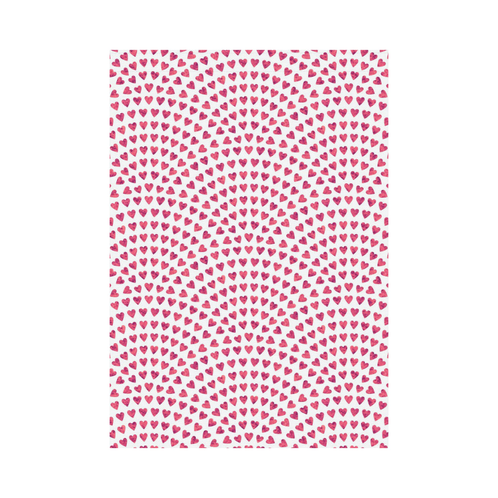 Heart Wave Pattern House Flag Garden Flag