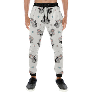 Sleep Raccoon Pattern Unisex Casual Sweatpants