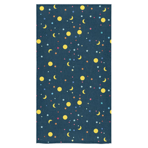 Moon Star Pattern Bath Towel