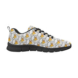 Eagle Pattern Print Design 05 Women's Sneakers Black