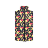 Potato Chips Pattern Print Design 05 Women's Padded Vest