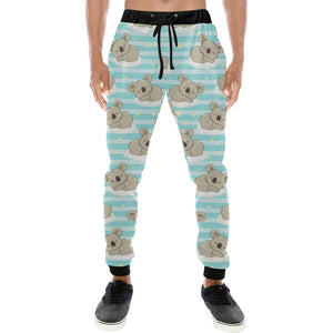 Sleep Koala Pattern Unisex Casual Sweatpants