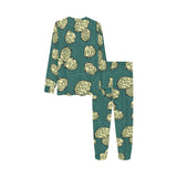 Hop Pattern Background Kids' Boys' Girls' All Over Print Pajama Set