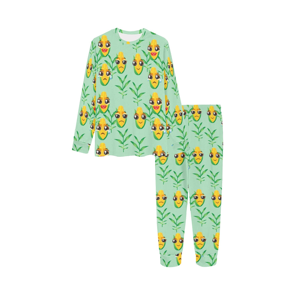 Corn Pattern Print Design 05 Kids' Boys' Girls' All Over Print Pajama Set