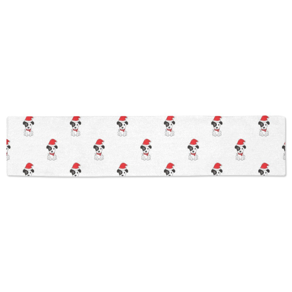 Jack Russel Pattern Print Design 01 Table Runner